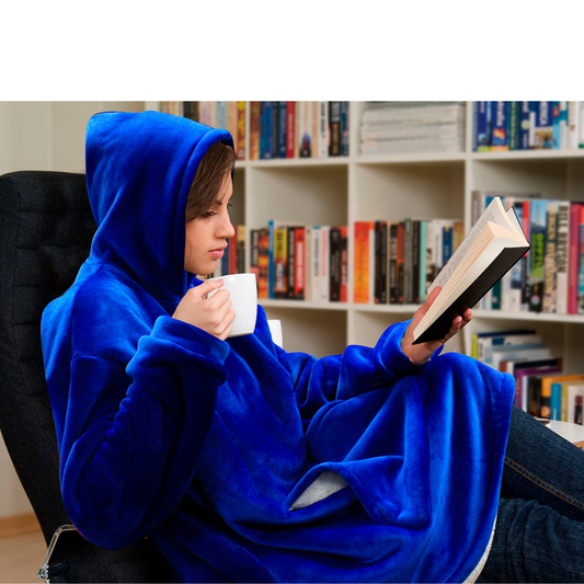 Bata-manta con capucha