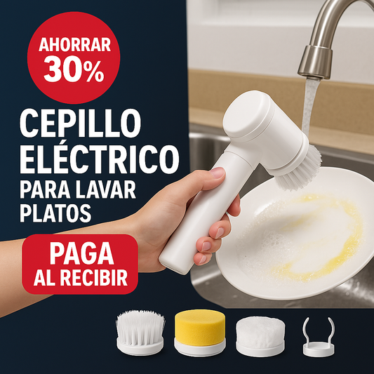 cepillo electrico para lavar platos